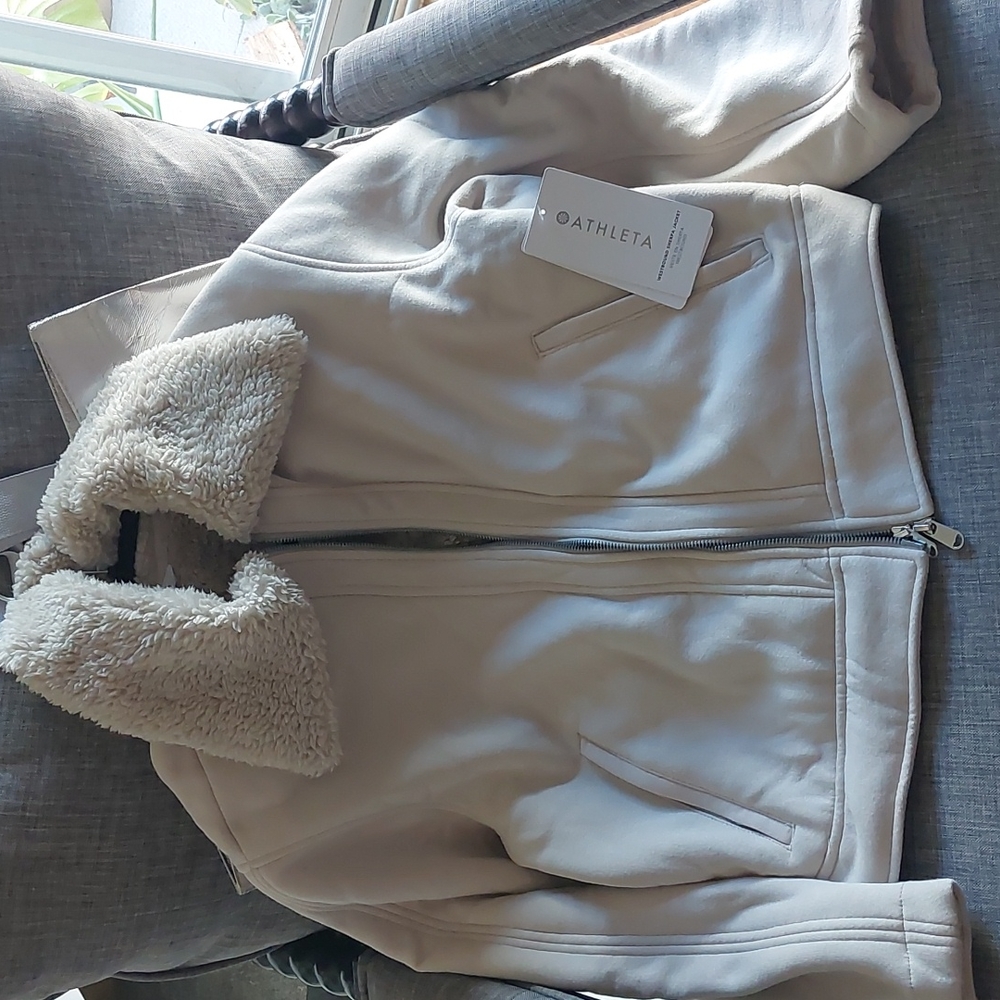 Athleta Sherpa Jacket Sz S
